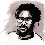 Walter Rodney was an outstanding scholar and orator whose human empathy and charisma made him popular on campus and in poor communities. (Illustration by Anastasya Eliseeva)