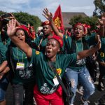 4 April 2019: Members of the Socialist Revolutionary Workers’ Party at the Birchwood Hotel in Boksburg during the launch of the party.
