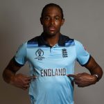 13 May 2019: Barbados-born Jofra Archer of England poses for a portrait in Bristol, England, ahead of the ICC Cricket World Cup. (Photograph by Gareth Copley/Getty Images)