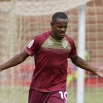7 April 2019: Iqraam Rayners during a Stellenbosch FC National First Division game against Jomo Cosmos at Makhulong Stadium in Johannesburg, South Africa. (Photograph by Lefty Shivambu/Gallo Images)