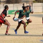 9 August 2019: Ayanda Malinga of the Springboks during the Women's World Cup qualifier match between South Africa and Uganda at Bosman Stadium, Brakpan. (Photograph by Lee Warren/Gallo Images)