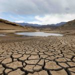 22 October 2019: The almost waterless Fika-Patso dam near QwaQwa in the Free State. The area is experiencing the worst drought in modern history. (Photograph by Alastair Russell/The Sunday Times)