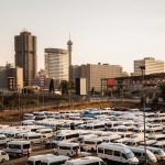 24 October 2019: The morning commuter rush at Bree Taxi Rank in Johannesburg’s central business district. (Photograph by Noncedo Gxekwa)