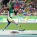 11 September 2016: Ntando Mahlangu won silver in the 200m at the Paralymic Games in Rio de Janeiro, Brazil, at the age of 14. (Photograph by Wessel Oosthuizen/Gallo Images)
