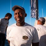 7 January 2020: Siya Vato, the skipper of Zulu Girl in this year’s Cape2Rio Yacht Race, in Cape Town harbour. (Photograph by Barry Christianson)