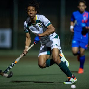 4 May 2021: Tyson Dlungwana from South Africa during the third of a five-match series against Namibia at Northcliff High School in Johannesburg. (Photograph by Anton Geyser/ Gallo Images)