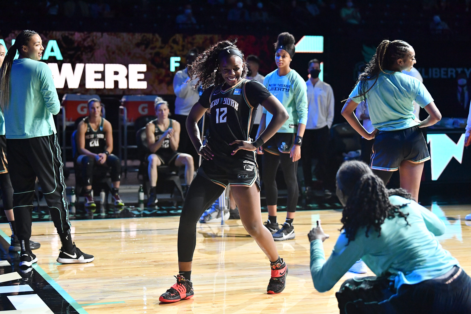 As she heads into her second season of women’s pro basketball in the US, Onyenwere aims to use her platform to speak out about race in particular.